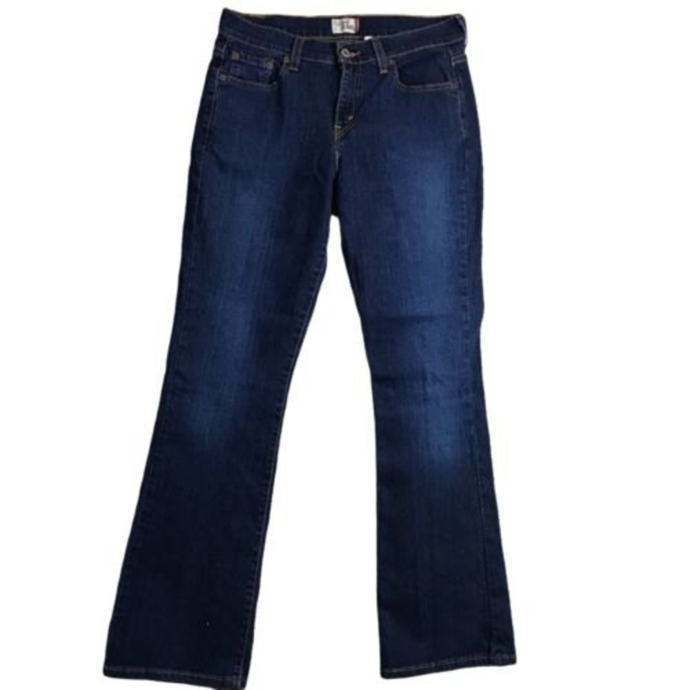 Levis Strauss 515 Womens Boot Cut Jeans Size 6M Stretch Denim Blue 31x32